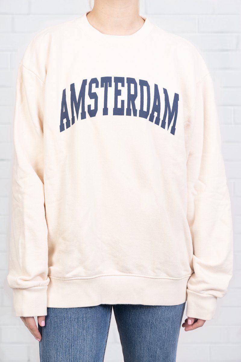 Erica Amsterdam Sweatshirt in Cream 